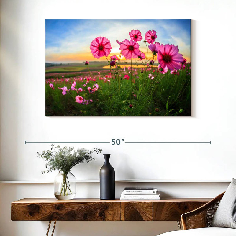 Alvord Cosmos Flower Valley, H 26 po x l 39 po