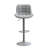 Lochie Swivel Adjustable Height Bar Stools Faux Leather Modern Barstools Upholstered Counter Stools-1433750544