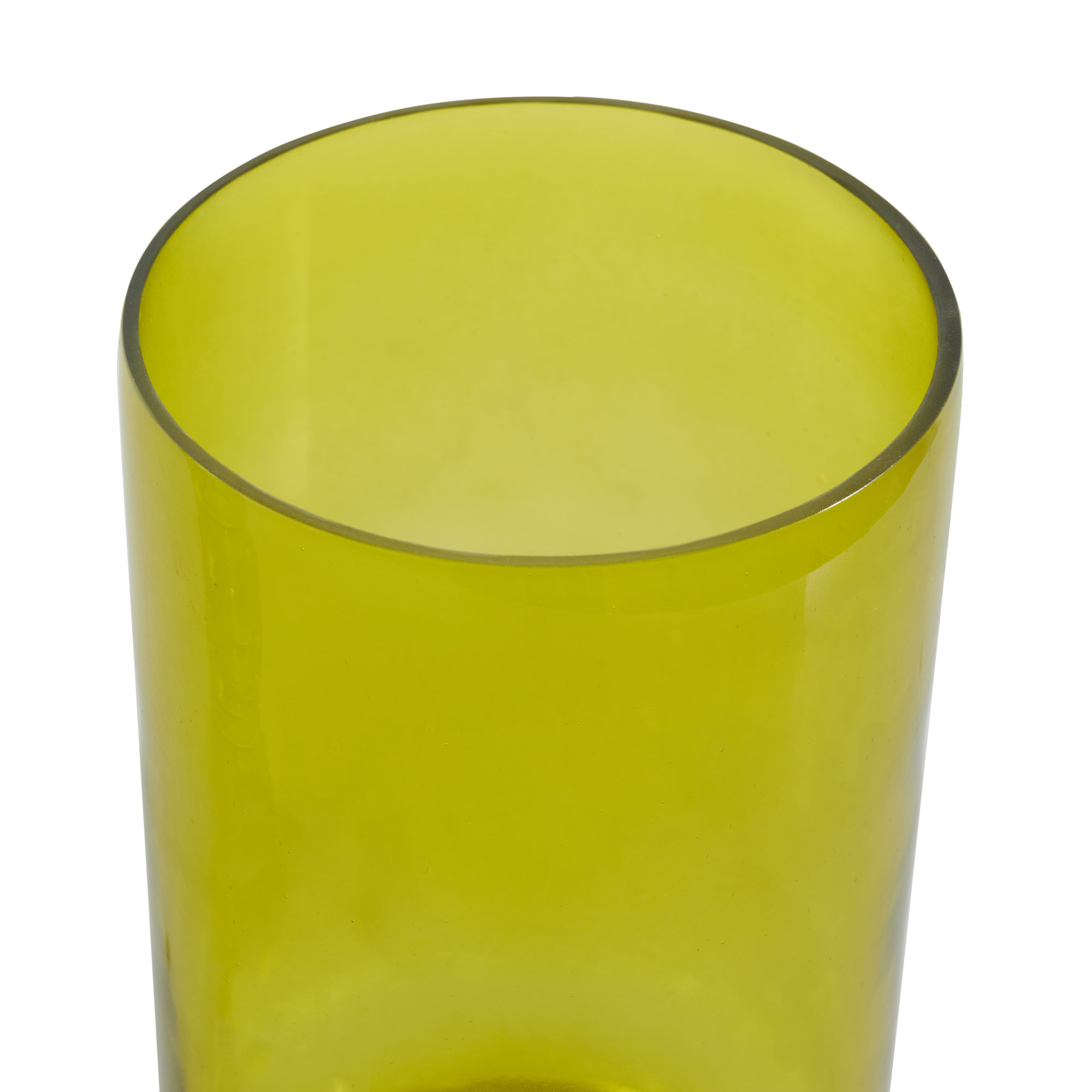 Nerissa Glass Table Vase, Green
