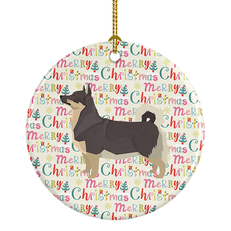Ornement suspendu suédois Merry Christmas