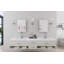 Base de meuble-lavabo double 81,5 po YU-Toronto-90MO, prête à installer-94320446