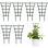 Indoor, 6Pcs Stackable Plant Trellis For Climbing ...