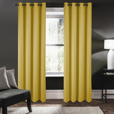 Fitnat 100% Blackout Window Curtain Panel