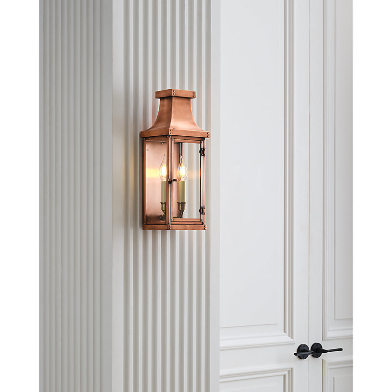 Chapman & Myers Bedford 3/4 Lantern, 17.25" H x 6.75" W x 6" D