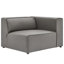 Causeuse modulaire en cuir 2 pièces Mingle-1711764957