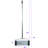  Heavy Duty Manual Lawn Aerator Rolling Spike Drum with Detachable Steel Handle