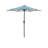 9FT UMBRELLA WITH LIGHT Blue and Stripes-966115994