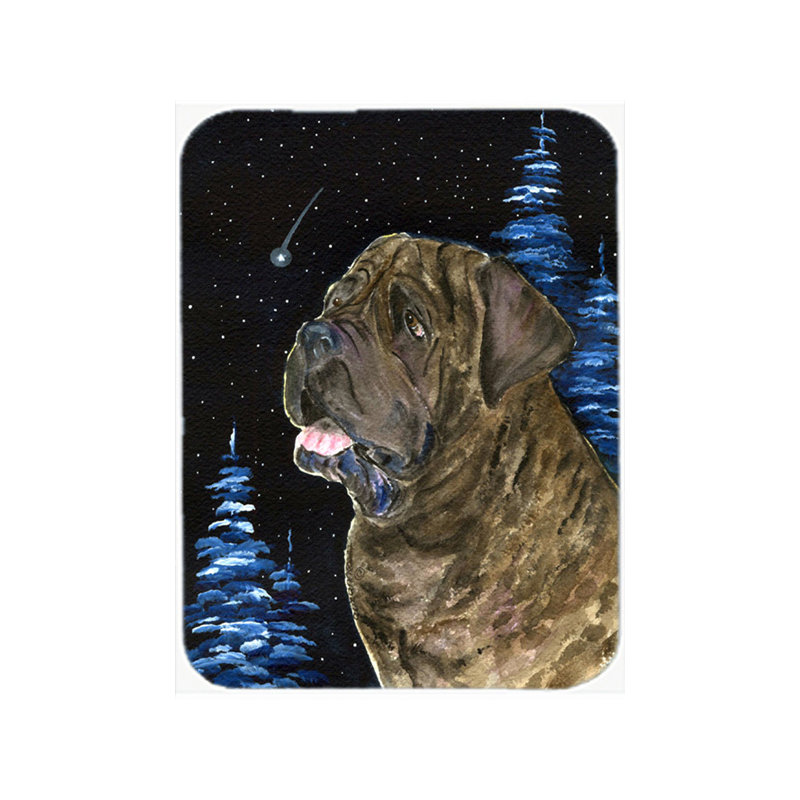 Planche à découper en verre Mastiff rouge®