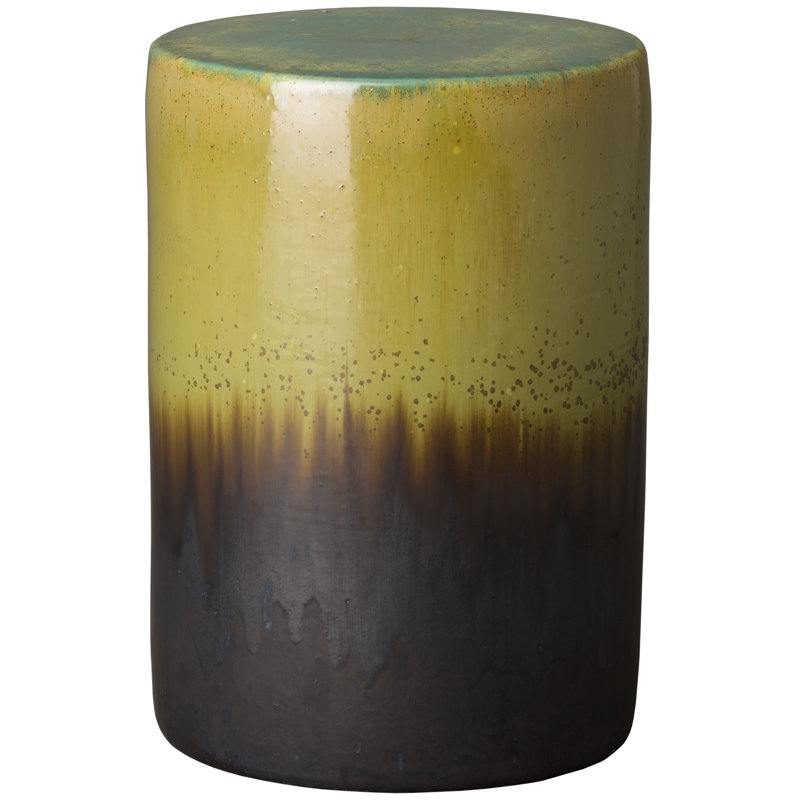 Tabouret de jardin Ceramic, Mousse / brun