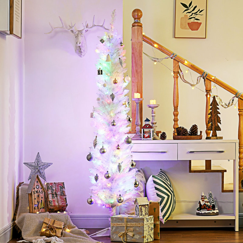 Arbre de Noël artificiel, 4.9', Illuminée