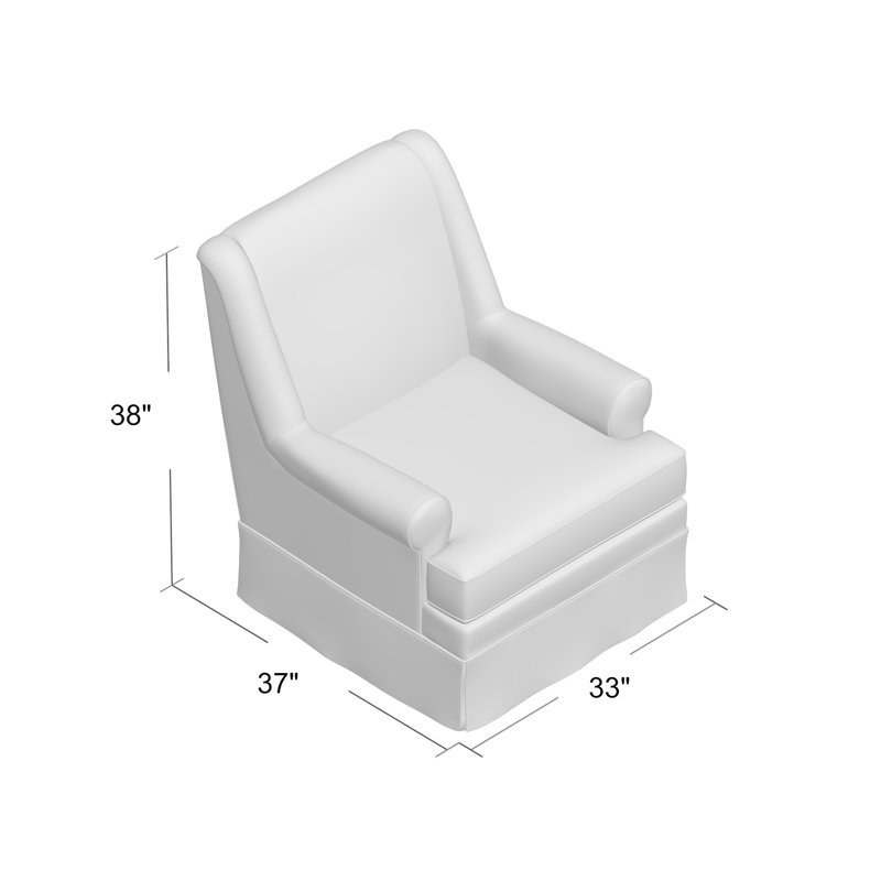 Paula Deen Home Upholstered Swivel Armchair, Yes, Goody 23