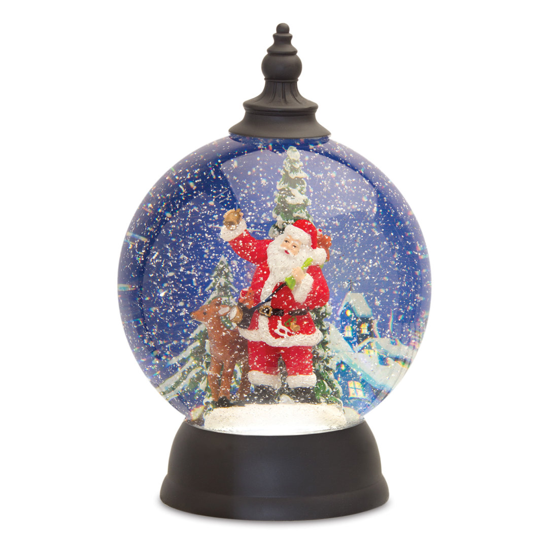 Acrylic Santa in Sleigh Snow Globe The Holiday Aisle®