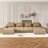 147" Oversized Modular U-Shaped Sectional Sofa, Ready to Use No Assembly, Warm Taupe-545616390