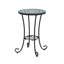 Table d'appoint de patio avec tablette pour jardin de patio-289589248