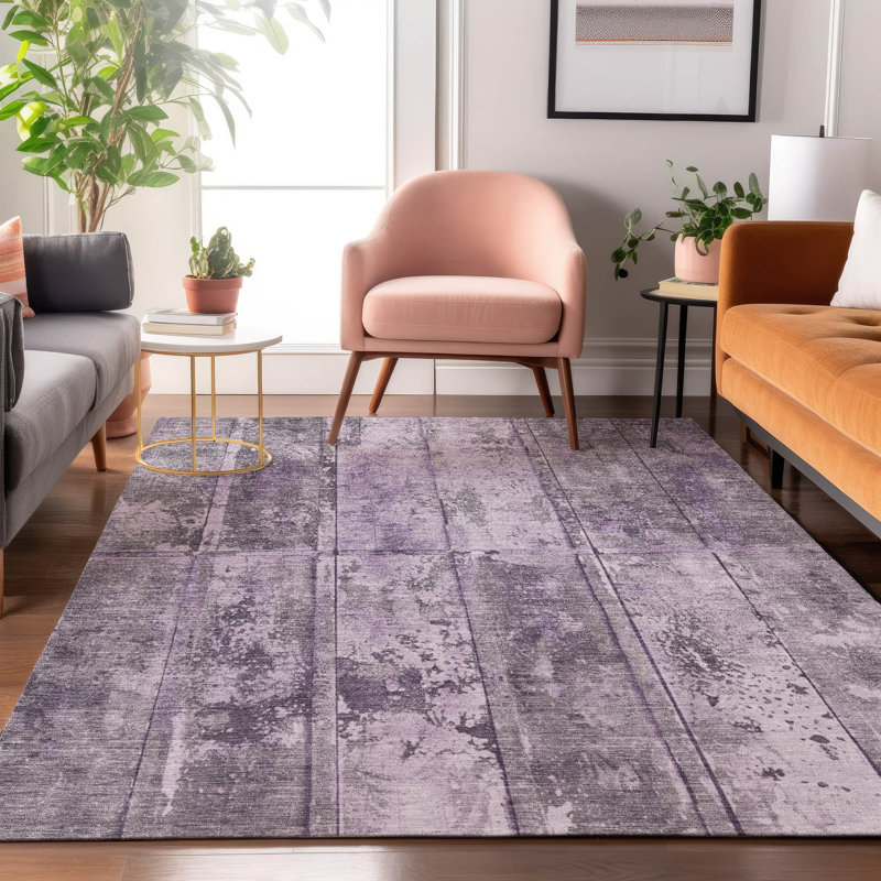 Premium Machine Washable Varroville AMF1715 Stripes Rug, Rectangle 2'6" x 3'10"