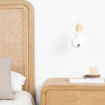 Burkhart Solid Wood Plug-in Spotlight