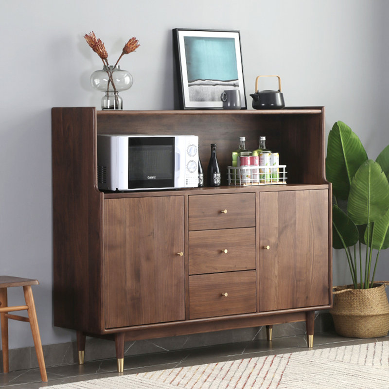 Buffet simple de style nordique moderne, H 47,2 po x l 55,1 po x P 15,7 po