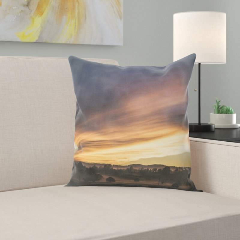 Coussin décoratif paysage