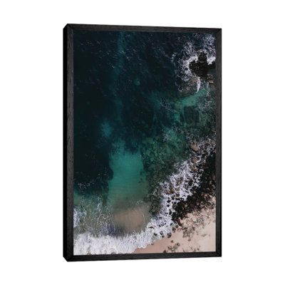 Emerald Green Ocean by Ingrid Beddoes - Print on Canvas