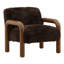 Johnson Faux Fur Occasional Chair, Sand-2065046463