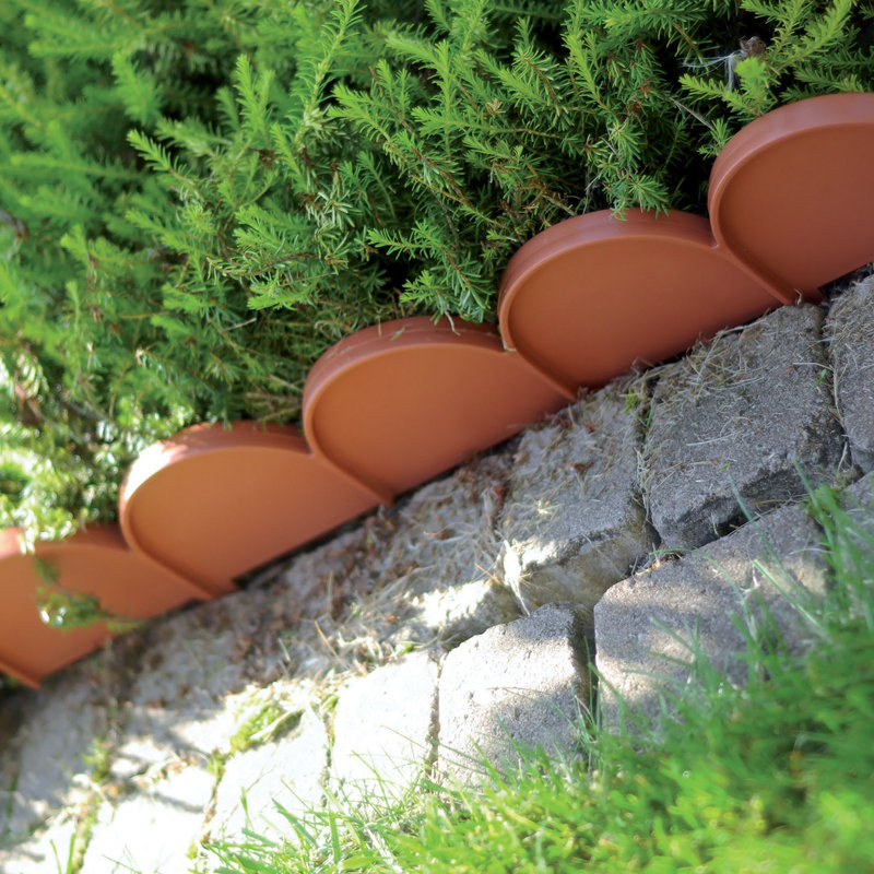 Pettit 22.1 cm H x 50 cm W Plastic Lawn Edging Fencing