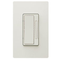 Interrupteur minuterie numérique câblée résidentielle Lutron Maestro simple  blanc