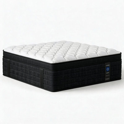 14 Inch Memory Foam Hybrid Mattress Pocket Spring Medium Firm Euro Top For Motion Isolation Pressure Relief Edge Support Certipur-us