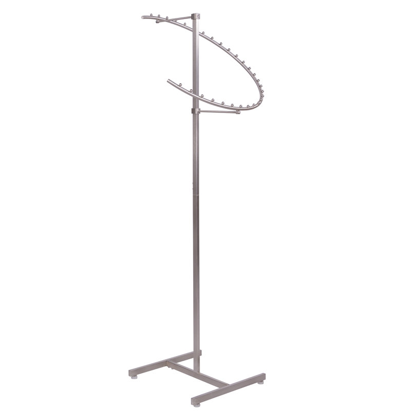 18'' Metal Industrial Pipe Clothing Rack