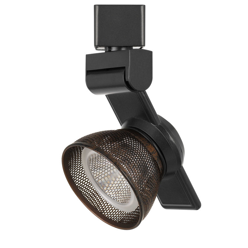 Tête de luminaire de rail del, Rouille, Bronze foncé