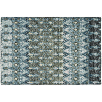 Hemmer Chenille Ikat Indoor / Outdoor Rug