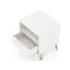 Table de chevet 20 po Rockefeller en blanc (1 tiroir)-382287984