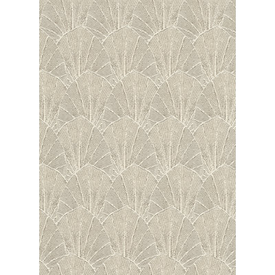 Papier peint sculpté feuille d'or éventail