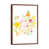 Classic Brown Wood Floater Framed