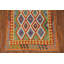 Tapis géométrique en laine Kilim