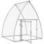 Chicken Cage Silver Galvanised Steel-1028419071