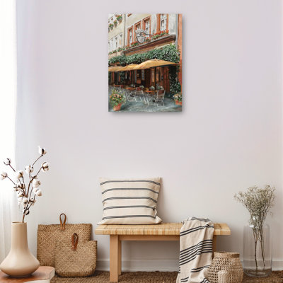 Le Petit Café by Studio Arts Canvas Art Print