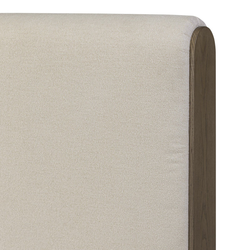 Sloane Bed-Surrey Cocoa-King, King, Wayfarer Snow