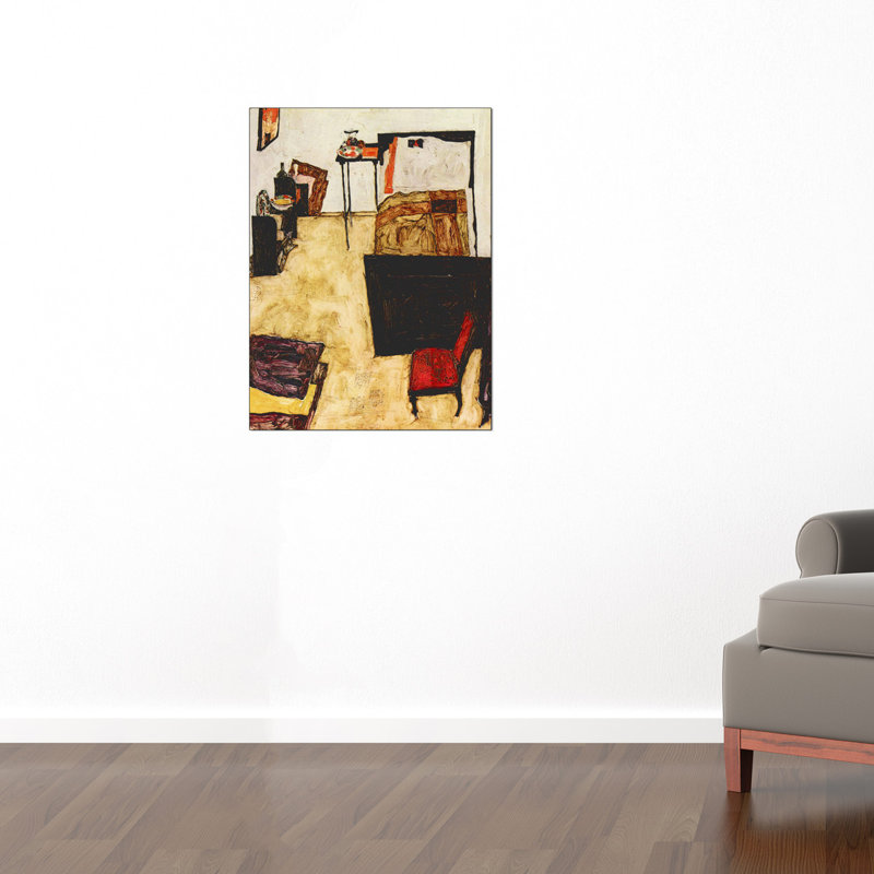 Egon Schiele - Wrapped Canvas Painting, 80cm H x 60cm W x 1.8cm D