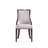 Grand Traditional Vegan Leather Upholstered Beech Wood Side Chair in Light Gray-86801750