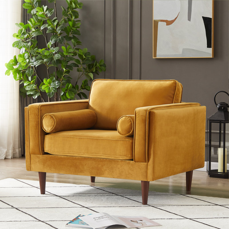 Fauteuil Kylo, Velours doré