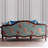Creative Blue Solid Wood Casual Sofa