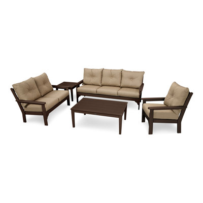 Vineyard 5 Piece Deep Seating Set