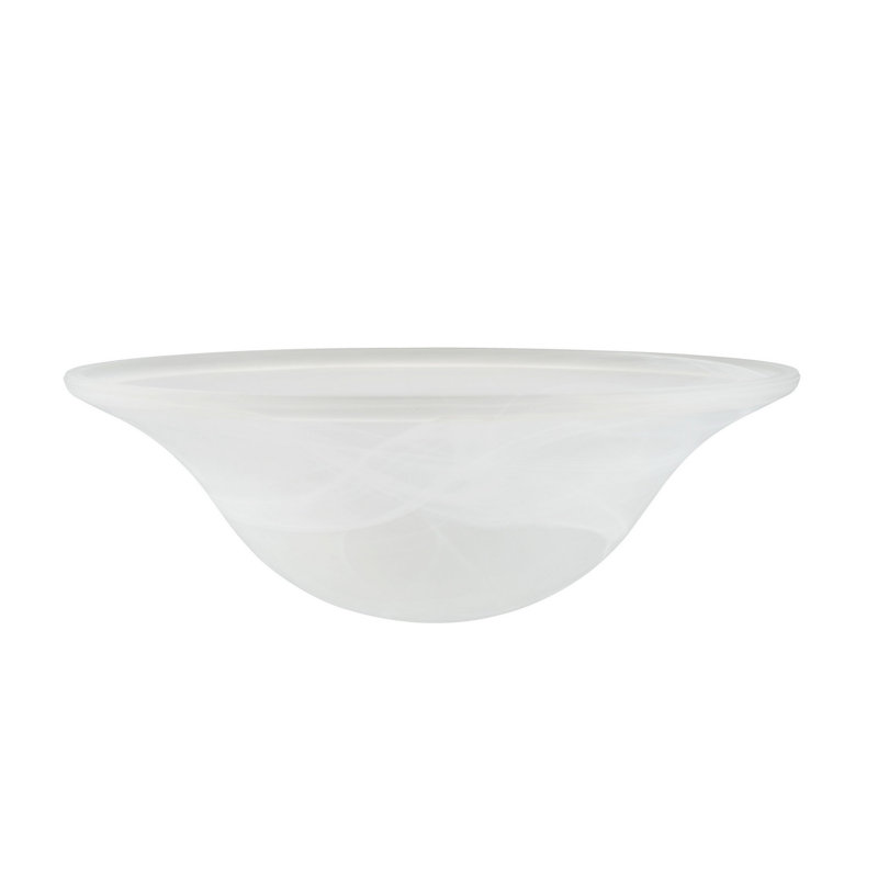 Abat-jour d'intérieur en verre 15,75 "