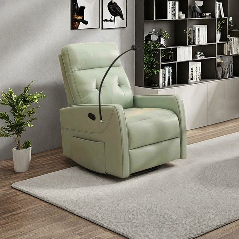 Ergonomically comfortable recliner, Mint Green
