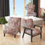 Motif géométrique à chevrons harmonisés - Fauteuil d'appoint et fauteuil rembourrés-1623554010