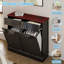 Armoire poubelle double inclinable 10 gallons avec prise de courant Havant-113692794