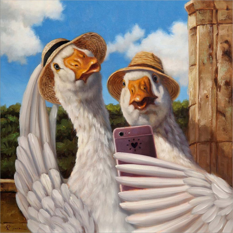 " Duck Face " by Lucia Heffernan