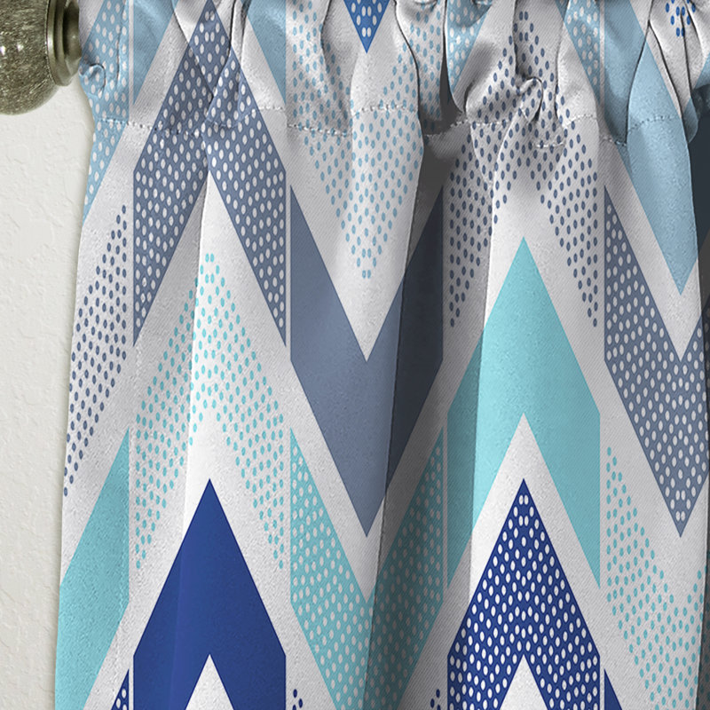 Rideau en lin / polyester, L 52 po x L 108 po