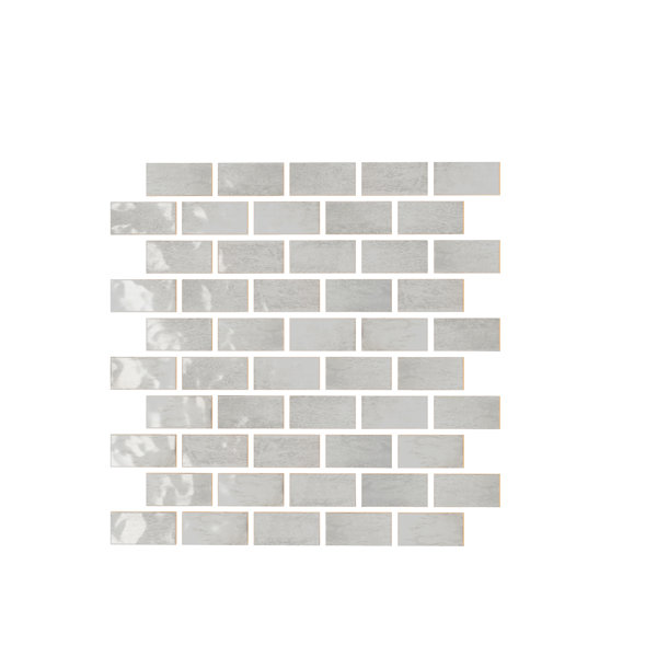 Anacleto 12" x 12" Ceramic Brick Joint Mosaic Tile