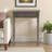 Glenita Brown Finish 1-Drawer Console Table in Farmhouse Style, 29.24" H X 23.36" W X 7.87" D